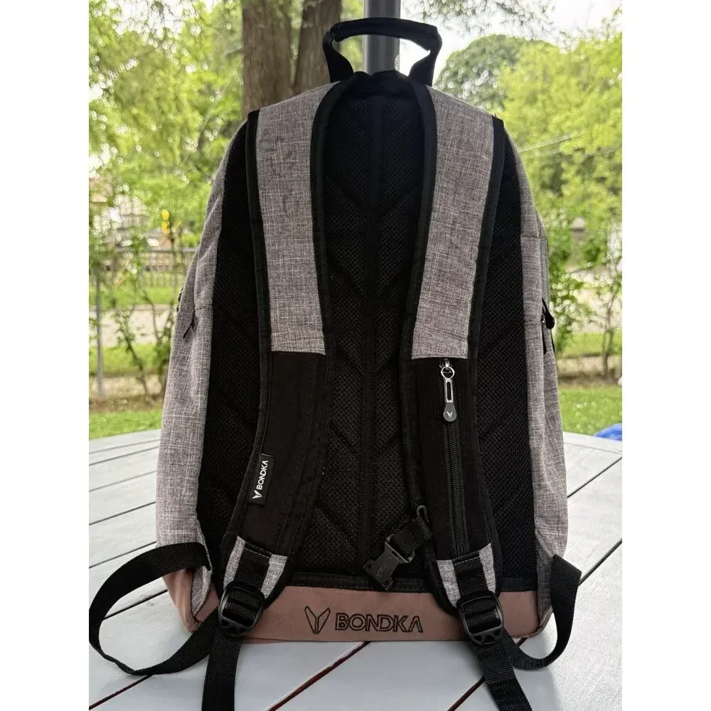 Bondka 19” Jumpstreet Backpack City Work School Travel Bag Heather Gray Unisex